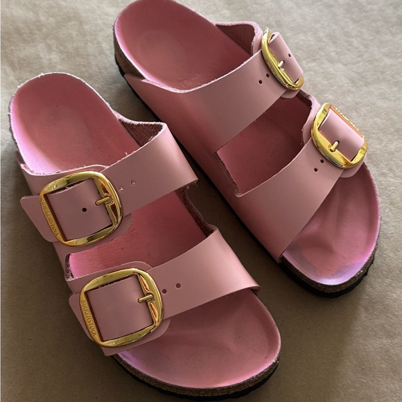 Birkenstock Shoes - Birkenstock Big Buckle Patent Leather Arizona